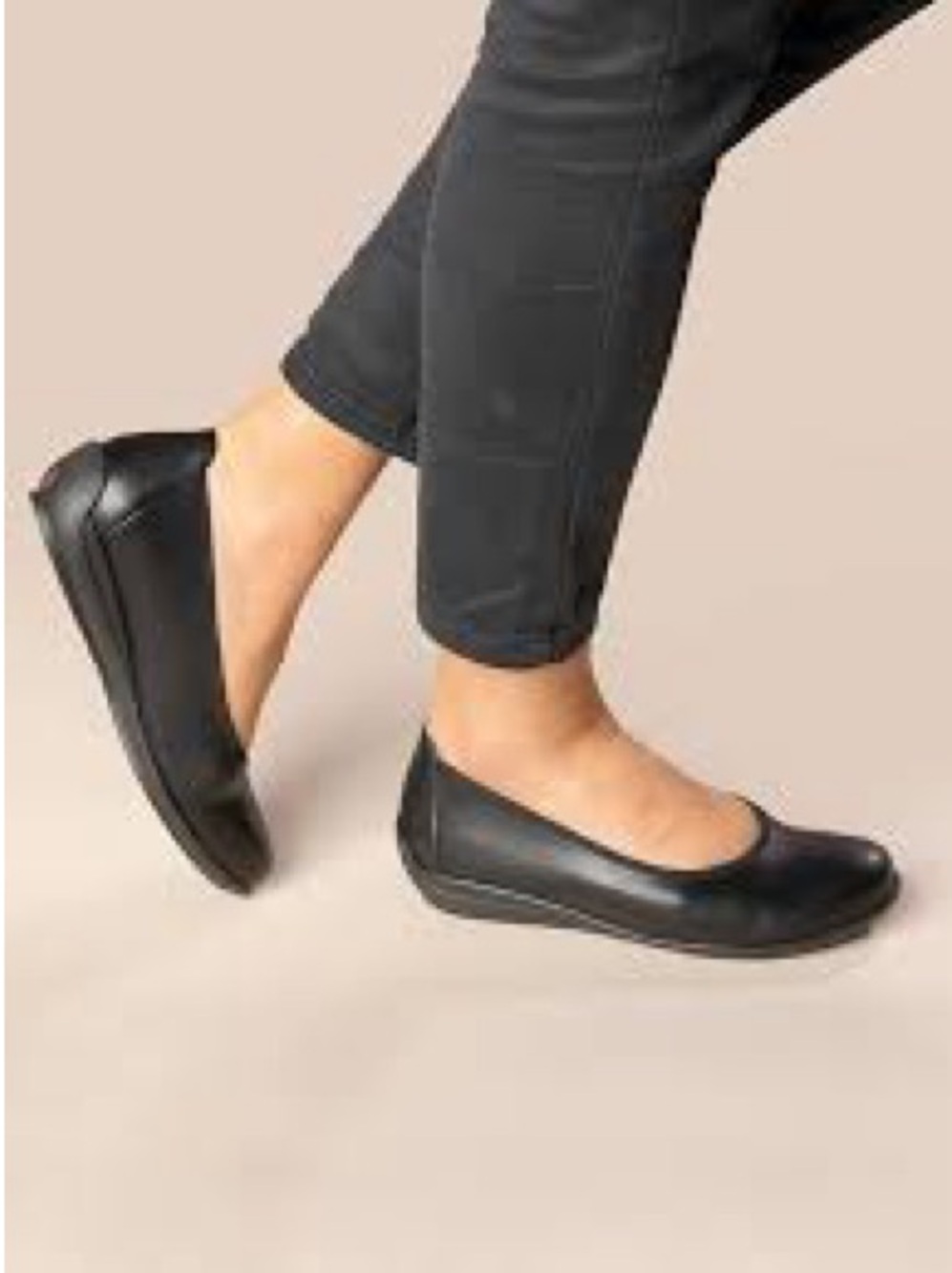 Wolky Duncan Black Leather Comfort Ballet Flats EU 36